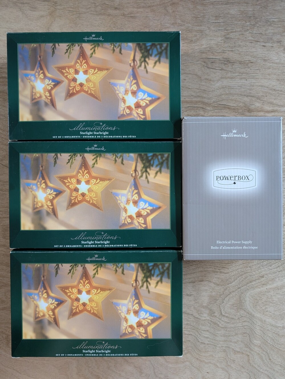 Hallmark Illuminations Starlight Starbright (3 Sets) And Power Box / from 2005